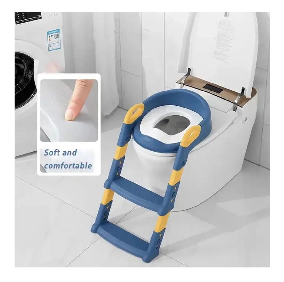 Asiento Escalera Adaptador Inodoro Baño