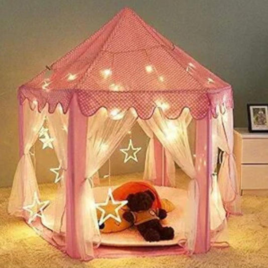 Carpa en forma de castillo de princesa